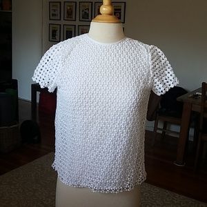 Tory Burch eyelet top